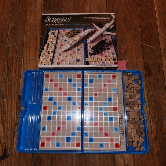 Scrabble Toys Vintage Travel Scrabble Game Poshmark